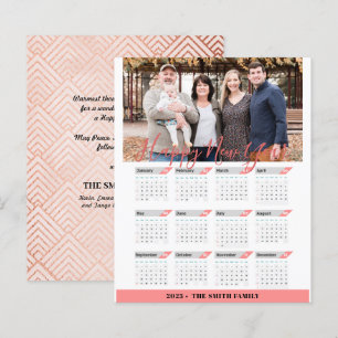 Budget 2023 Roos Gold Calendar Modern Photo Card