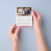 Budget 2023 Roos Gold Calendar Modern Photo Card Flyer (Hand)