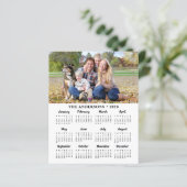 Budget 2025 Aangepaste Fotokalender Kaart 12 Maand (Staand voorkant)