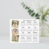 Budget 2026 Aangepaste Huisdier Foto Hond Kalender (Staand voorkant)