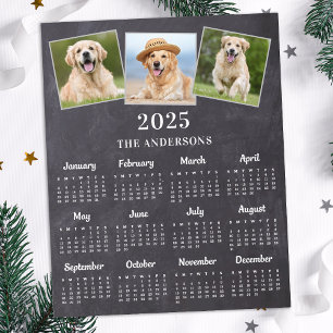 Budget 2026 Custom 3 Foto 12 Maand Kalender Kaart