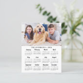 Budget 2026 Photo personnalisée Carte Calendrier d (Debout devant)