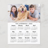 Budget 2026 Photo personnalisée Carte Calendrier d (Devant)