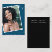 BUDGET 21e anniversaire Invitation PHOTO Keepsaké (Devant / Derrière)