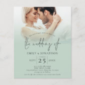 Budget 2 Foto Overlay Script QR Sage Bruiloft (Voorkant)