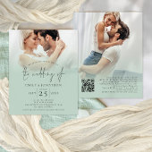 Budget 2 Foto Overlay Script QR Sage Bruiloft