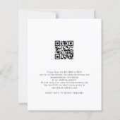 Budget 2 Foto QR Code Online Weddenschap RSVP Enc (Achterkant)