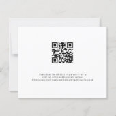 Budget 2 Foto QR Code Script Weddenschap Bedankt (Achterkant)