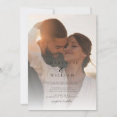 Budget 2 Photo simple Faire-part de mariage (Devant)