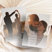 Budget 2 Photo simple Faire-part de mariage