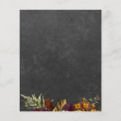 Budget 30 jaar rustieke herfst 30e verjaardagsfees flyer (Achterkant)