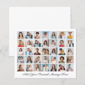 Budget 35 Photo Collage Ajoutez votre propre carte (Devant / Derrière)