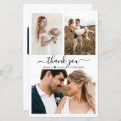 Budget 3 Foto Collage Weddenschap Hartelijk dank (Voorkant / Achterkant)