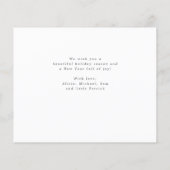 Budget 3 Kaart voor kerstfeestdag met fotocollage (Achterkant)