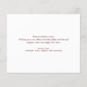 Budget 3 Photo Ornement de Noël Carte de vacances (Dos)