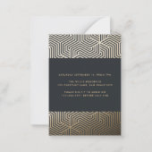 budget 40e verjaardag eenvoudig stijlvol elegant s notitiekaartje (Achterkant)