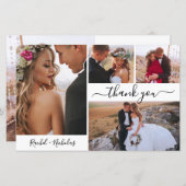 Budget 4 Foto Collage Weddenschap Hartelijk dank (Voorkant / Achterkant)