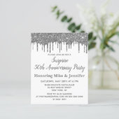 Budget 50e Surprise Party Jubileum Invitations (Staand voorkant)