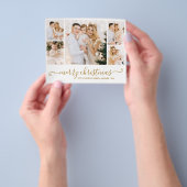 Budget 5 de Kerstfeestdag van de Foto Collage Flyer (Hand)