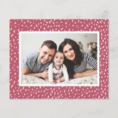 Budget 5 Photo Rouge Script Cartes de fin de année (Dos)