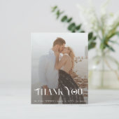 Budget 6 photo collage mariage carte de remercieme (Debout devant)