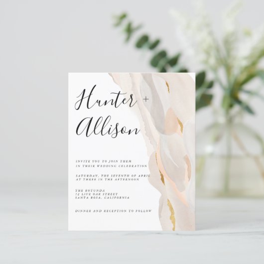 Budget Abstracte Weddenschap (Staand voorkant)