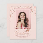 Budget Afstudeerder Aankondiging Fotokaarten (Voorkant / Achterkant)