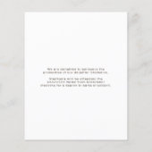 Budget Afstudeerder Foto Afstuderen Aankondiging (Achterkant)