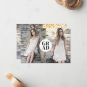 Budget AFSTUDEERDER Foto Afstuderen Aankondiging K (Voorkant / Achterkant in situ)