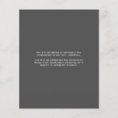 Budget Afstudeerder Foto Eenvoudige Afstuderen bek (Achterkant)