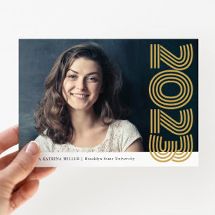 Budget Afstudeerder Jaar Foto Afstuderen Aankondig