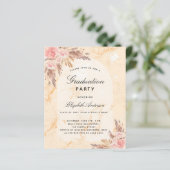 Budget Afstudeerfeest pampas grasmarmer 2025 (Staand voorkant)