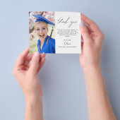 Budget Afstuderen Bedankt Foto Flyer (Hand)