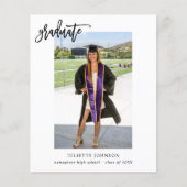 Budget Afstuderen Calligrafie 2v Fotoaankondiging (Voorkant)