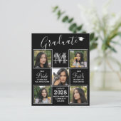 Budget Afstuderen Elegant 5 Foto Collage Afstudere (Staand voorkant)