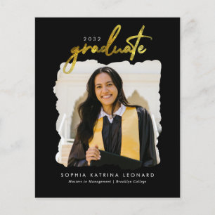 Budget Afstuderen het Afstuderen van de gouden Fot