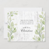 Budget Afstuderen roze Bedankt van de trustliefde (Achterkant)