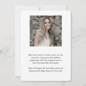 Budget Afstuderen Script 2-fotokaart Afstuderen Kaart (Achterkant)