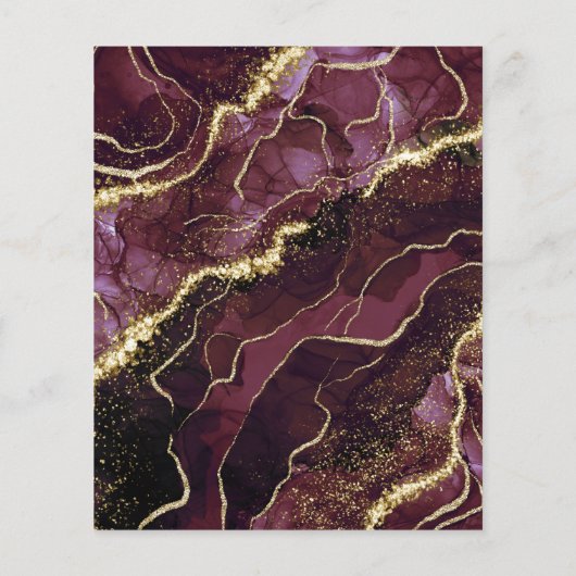 Budget Agate Afstuderen 2022 Burgundy Gold (Achterkant)