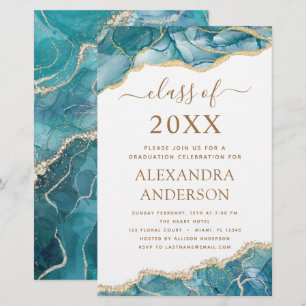 Budget Agate Afstuderen 2023 Blauwgroen Gold Blue