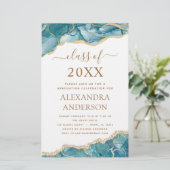 Budget Agate Afstuderen 2023 Blauwgroen Gold Blue (Staand voorkant)