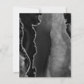 Budget Agate Black Silver Dark Save the Date (Achterkant)