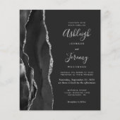 Budget Agate Black Silver Donker Weddenschap (Voorkant)