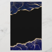 Budget Agate Sweet 16 Navy Blue Goud (Achterkant)