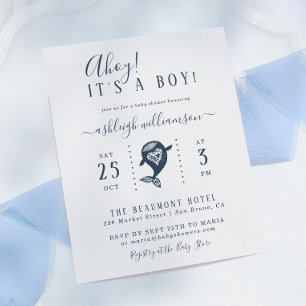 Budget Ahoy! Walvis Thema Baby Jongens Shower