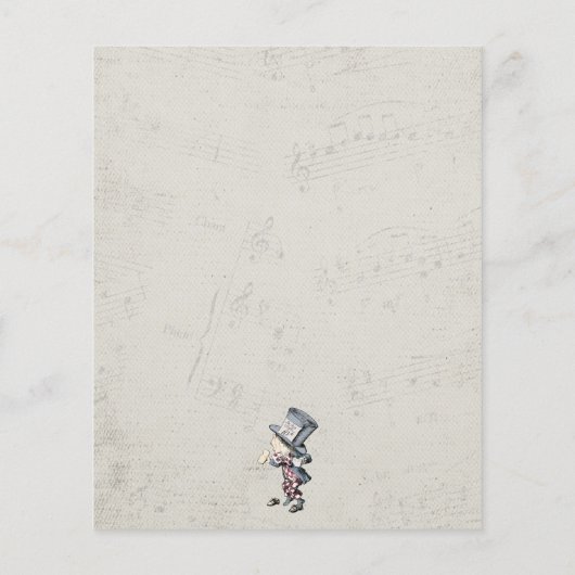 Budget  Alice in Wonderland sparen de Datum (Achterkant)