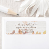 BUDGET All-in-1 Fall leves Terracotta Wedding Etiket (Insitu)