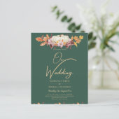 BUDGET All-in-1 Herfst Pumpkin Green Gold Wedding (Staand voorkant)