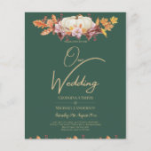 BUDGET All-in-1 Herfst Pumpkin Green Gold Wedding (Voorkant)