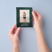 BUDGET All-in-1 Rustic Emerald Green Wedding Flyer (Hand)